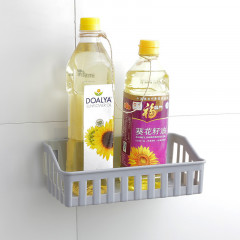 Полочка-органайзер для ванной комнаты на клеевых крючках - Фото 3