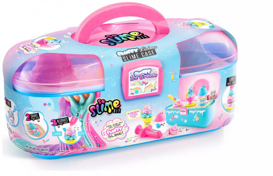 Игровой набор для создания слайма в кейсе «Fluffy Slime Case»