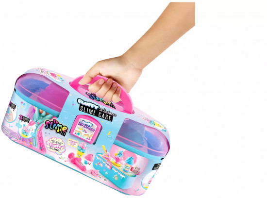 Игровой набор для создания слайма в кейсе «Fluffy Slime Case»