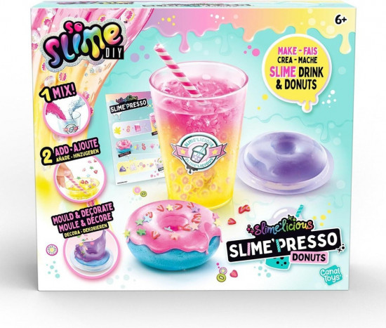 Игровой набор для создания слайма «Coffee Shop. Slime'Presso Donuts»