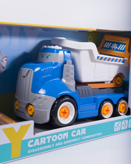 Грузовик-конструктор с дрелью «Diy Cartoon Car WT889-H»