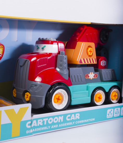 Грузовик-конструктор с дрелью «Diy Cartoon Car  WT889-I»
