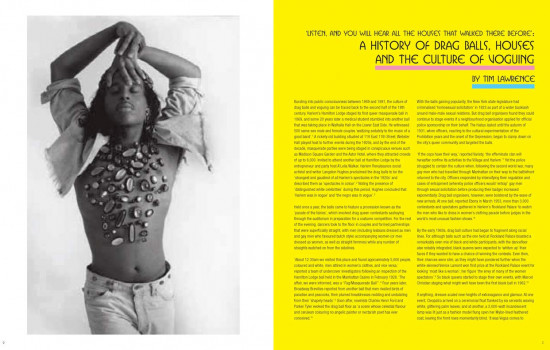 Voguing and the House Ballroom Scene of New York. 1989-92