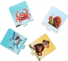 Пазлы-вагончики «Кто где живёт» - Фото 2