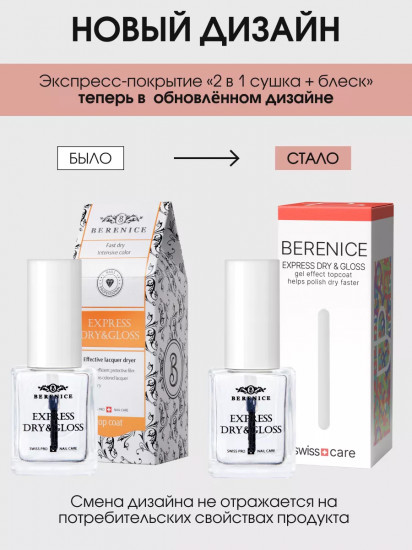 Экспресс-покрытие для ногтей «Express dry&gloss»