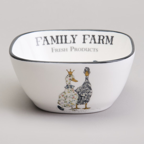 Набор салатников на подставке «Family farm»