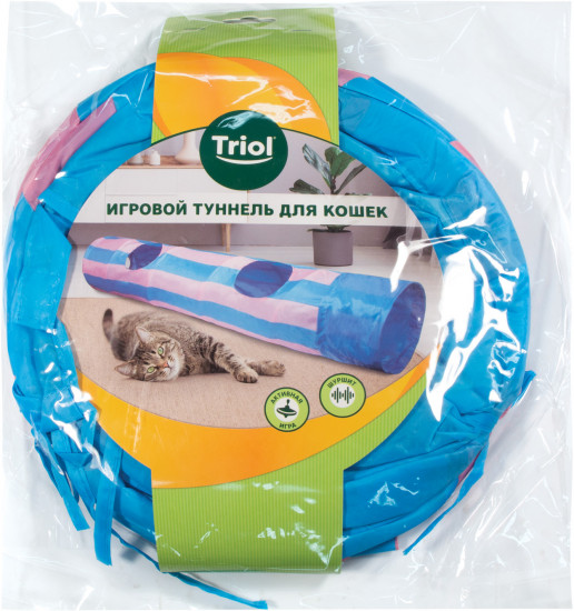 Туннель игровой для кошек шуршащий «Восторг»