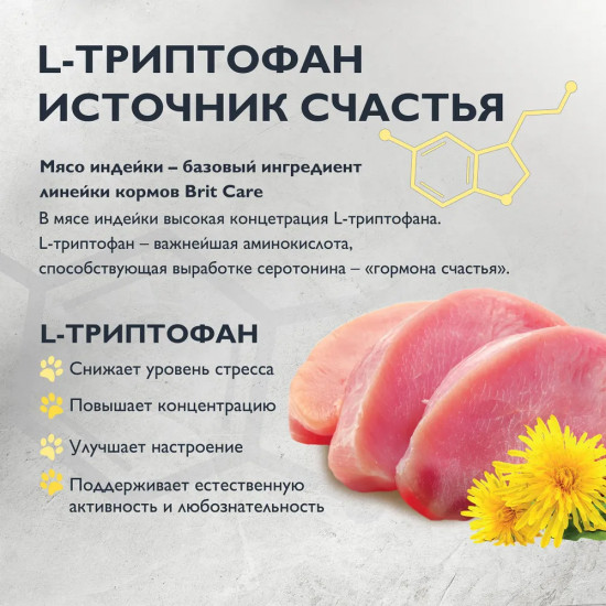 Корм сухой для стерилизованных кошек с индейкой «Cat Sterilised Metabolic»