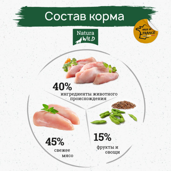 Беззерновой корм для стерилизованных кошек с курицей «Rocky Plain»