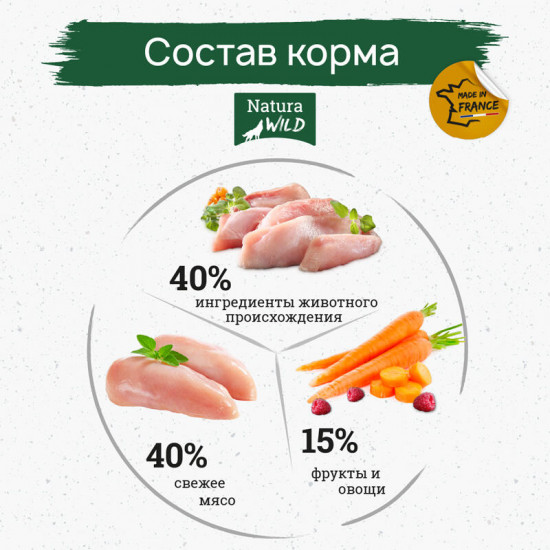 Беззерновой корм для котят с курицей «Small Ridge»