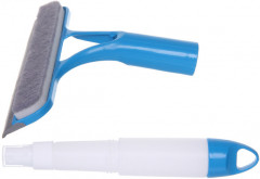 Водосгон для мытья стекол с пульверизатором и абразивной губкой - Фото 4