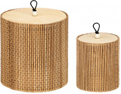 Набор органайзеров с крышками  для ушных палочек и ватных дисков - Фото 1