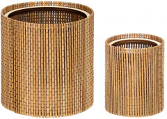 Набор органайзеров с крышками  для ушных палочек и ватных дисков - Фото 2