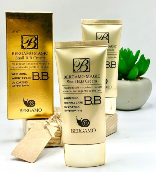ВВ-крем для лица с экстрактом улитки «Magic snail BB Cream» SPF 50+ PA+++, оттенок Натурально-светлый бежевый