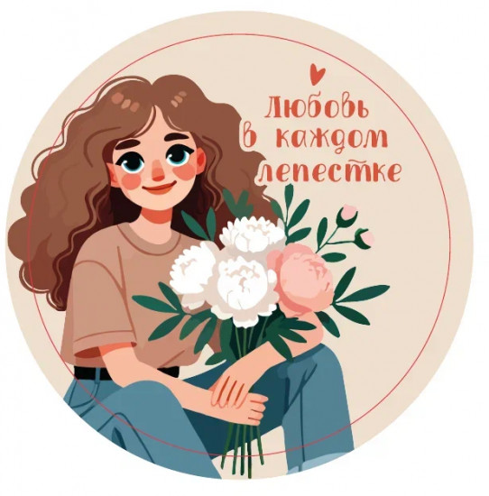 Подставка под горячее «Любовь в каждом лепестке»