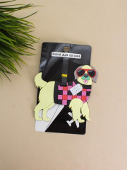 Бирка для багажа «Dog glasses» - Фото 2