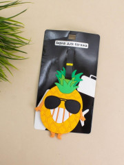 Бирка для багажа «Funny pineapple glass» - Фото 2