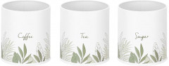 Набор банок для сыпучих продуктов с крышками «Tea, Coffee, Sugar» - Фото 6