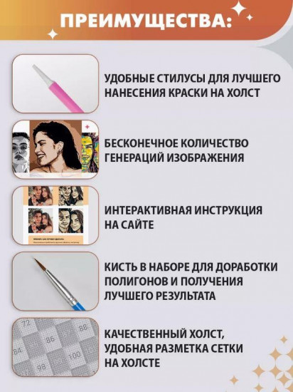 Картина по номерам по фото «Retro»