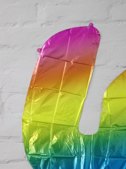 Шар фольгированный «Multicolour numbers»