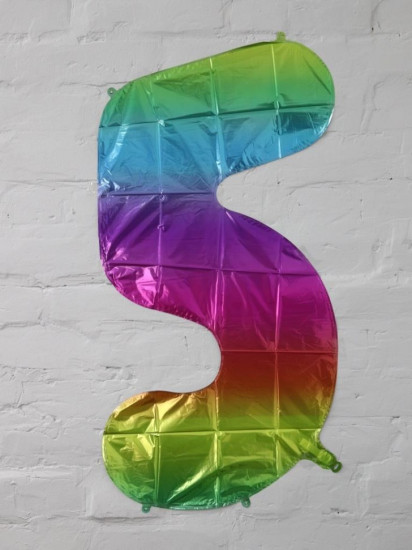 Шар фольгированный «Multicolour numbers»