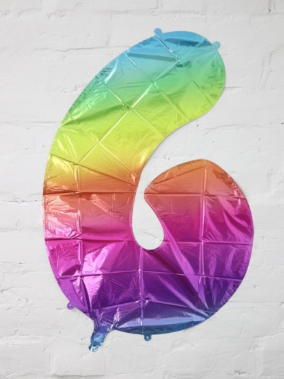 Шар фольгированный «Multicolour numbers»