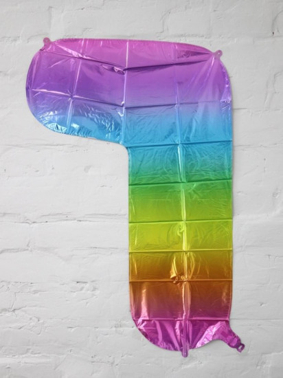 Шар фольгированный «Multicolour numbers»