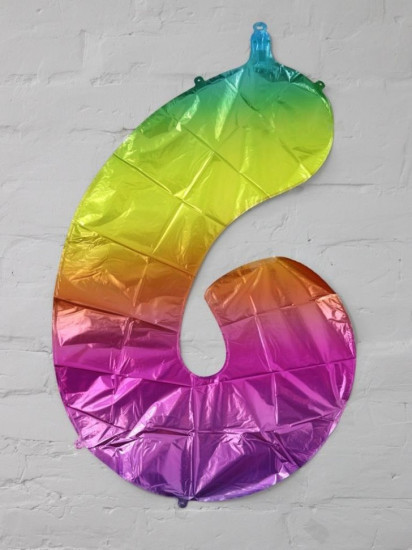 Шар фольгированный «Multicolour numbers»