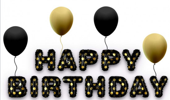 Набор воздушных шаров «Happy birthday»