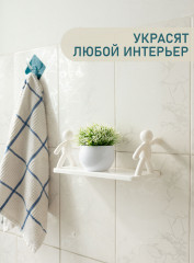 Набор цветов искуственных в кашпо - Фото 6