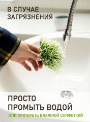 Набор цветов искуственных в кашпо - Фото 7