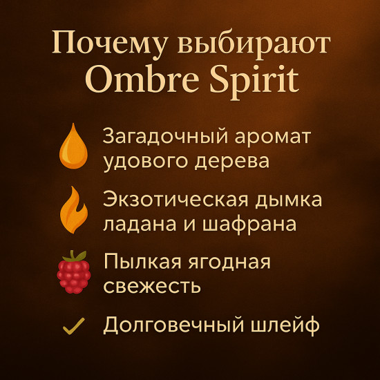 Парфюмированная вода «Ombre Spirit»