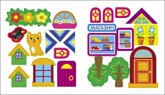 Домики. Вырезалочки с наклейками - Фото 4