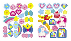 Единороги. Вырезалочки с наклейками - Фото 4