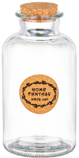 Банка для хранения продуктов с пробковой крышкой «Home Fantasy»