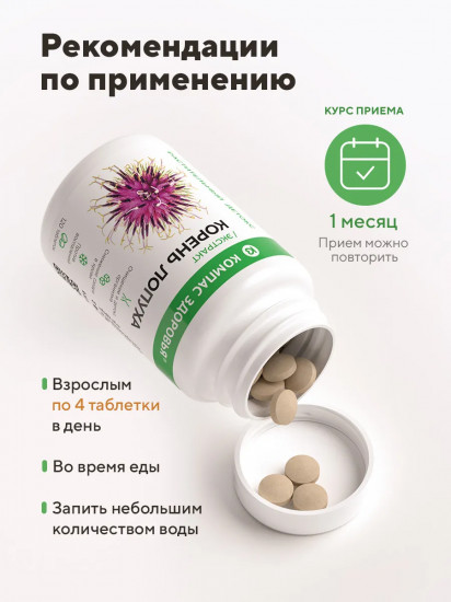 Пищевой растительный концентрат «Экстракт корня лопуха»