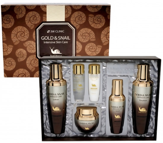 Набор для уходу за лицом «Gold Snail Intensive»