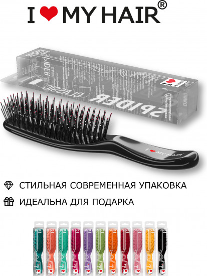 Щетка для волос глянцевая