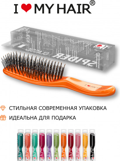 Щетка для волос глянцевая