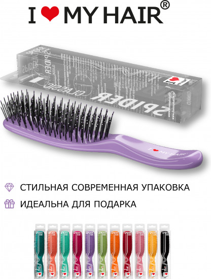 Щетка для волос глянцевая