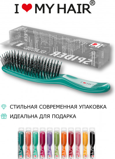 Щетка для волос глянцевая