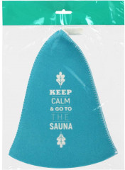 Шапка для бани и сауны «Keep calm» - Фото 6