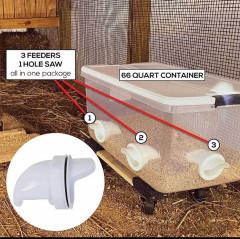 Набор кормушек для емкости для птиц - Фото 3