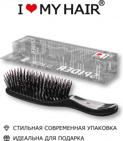 Щетка для волос глянцевая