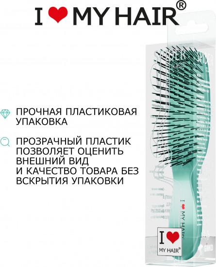 Щетка для волос глянцевая