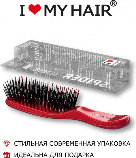 Щетка для волос глянцевая
