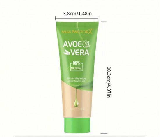 Крем для лица тональный «Aloe vera», оттенок Натуральный бежевый