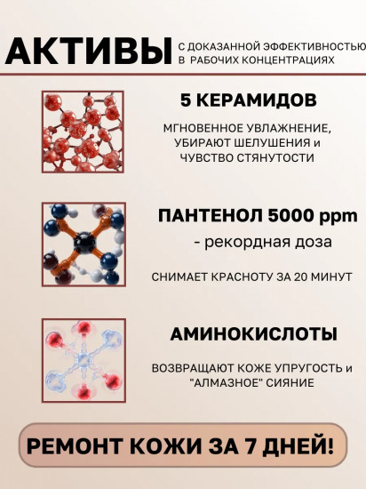Крем для лица с керамидами и пантенолом питательный «Nourishing intense cream with Ceramide and Panthenol»