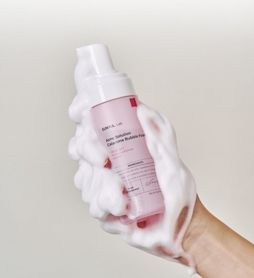 Пенка-мусс для лица очищающая с каламином «Calamine Bubble Foam»