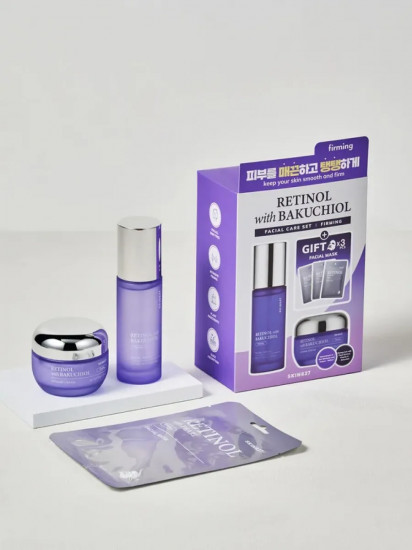 Набор по уходу за лицом с ретинолом и бакучиолом «Firming Facial Care Set with Retinol and Bakuchiol»